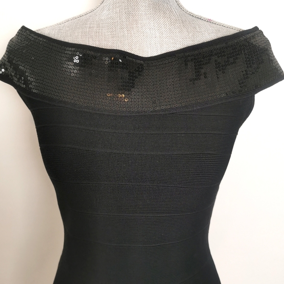 MEDIUM GUESS, Bodycon, Little Black Dress EUC - Picture 3 of 6